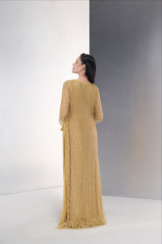 Verve Pleated Maxi Dress