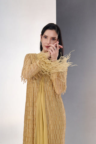 Verve Pleated Maxi Dress