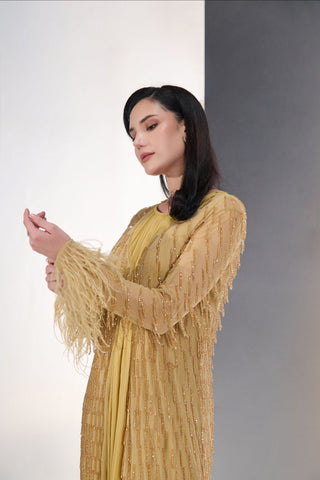Verve Pleated Maxi Dress