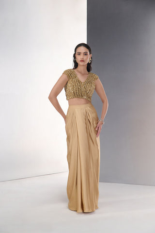Dune Draped Skirt