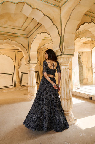 Royal Blue Sapphire Lehenga