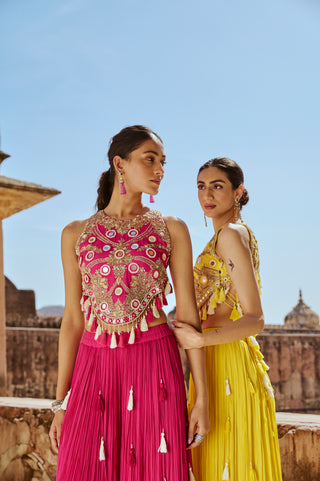 Mirrorwork Palazzo Pant Set