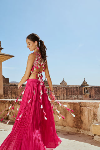 Mirrorwork Palazzo Pant Set