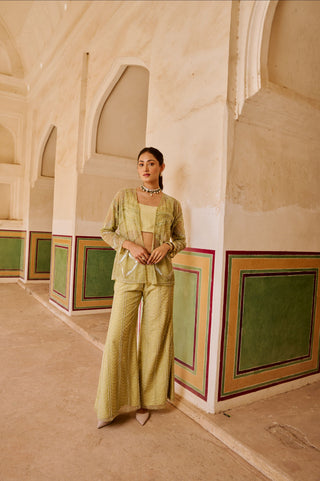Sage Green Embellished Co-ord Set