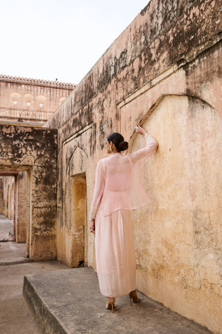 Pearl Blush Jacket set