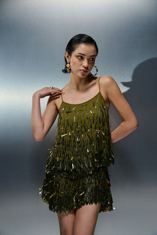 Olivine Wave Skirt